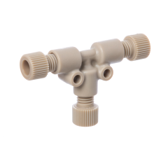 P-713  PEEK Tee .050' I.D. 1/4-28